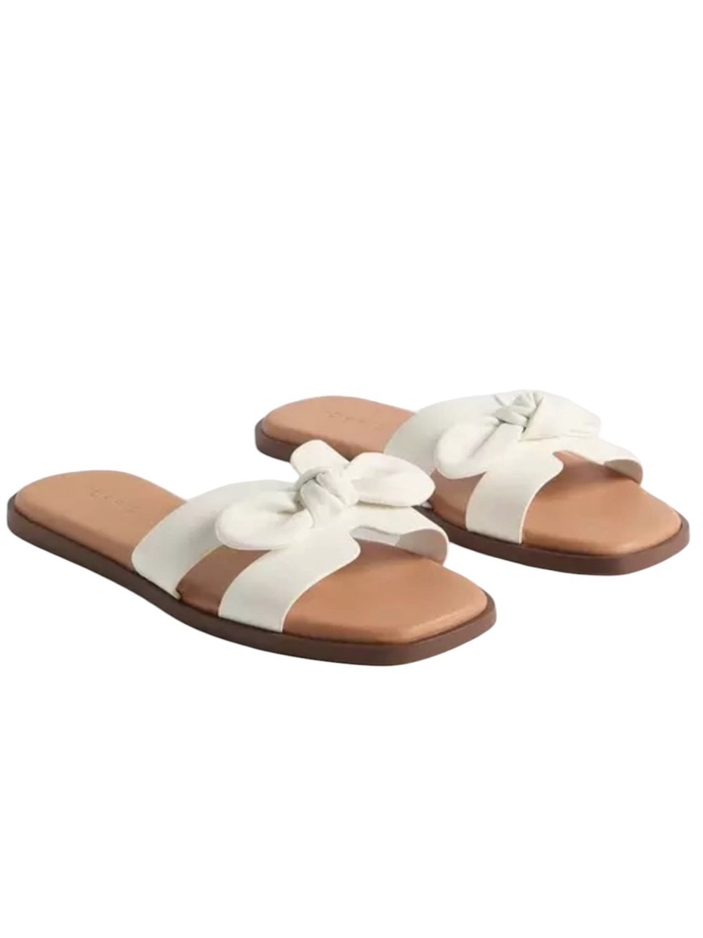 Torrid Bow Slide in White NWT Size 9WW